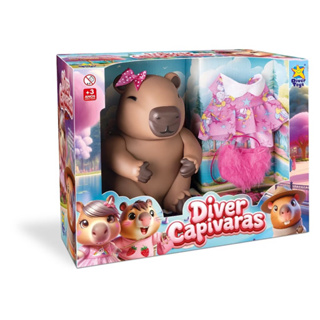 Bonecos Capivara todo em vinil Diver Capivara Lançamento em Oferta na Shopee