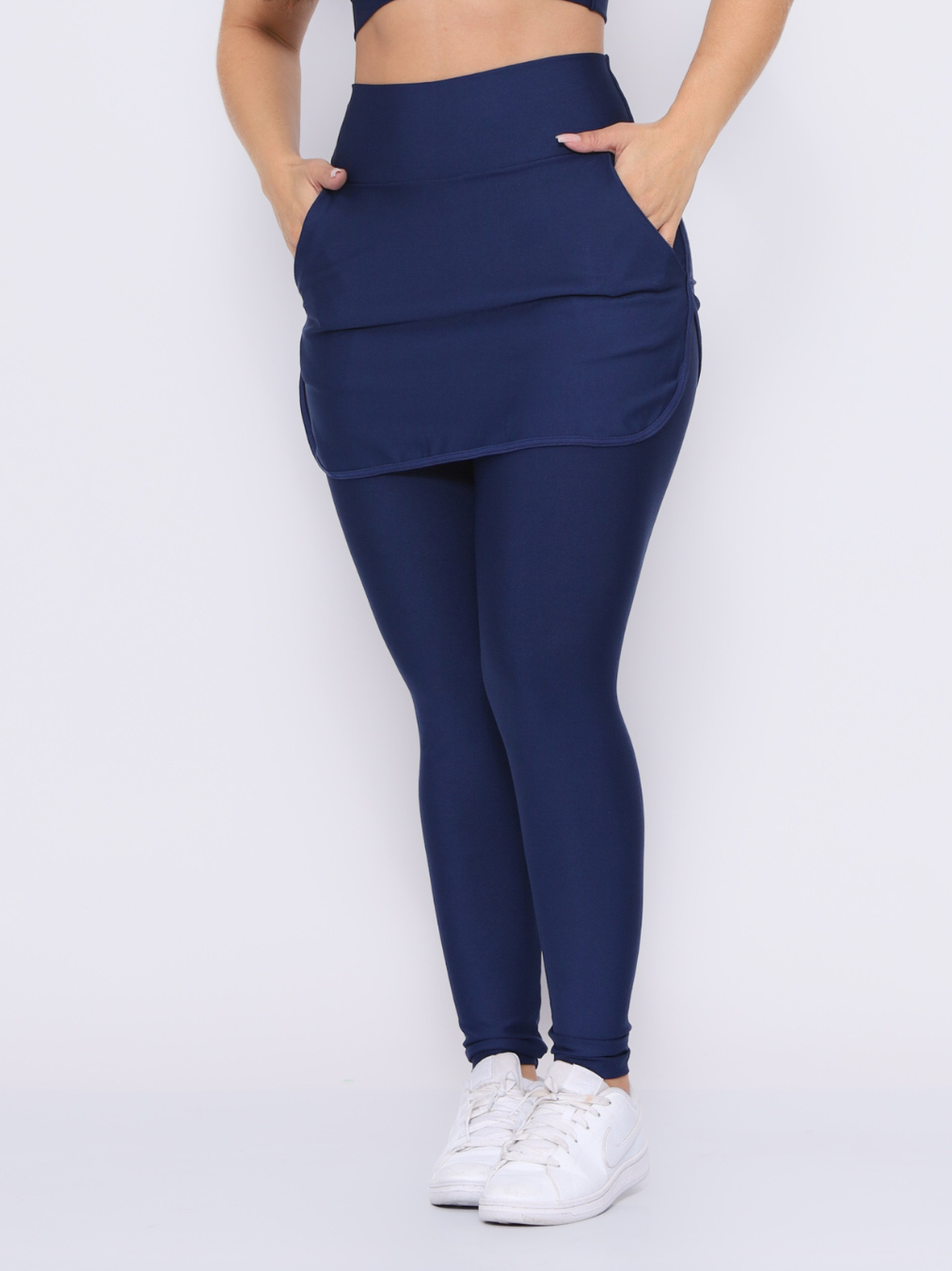 Legging Saia Moda Evangélica Academia Feminina Fitness