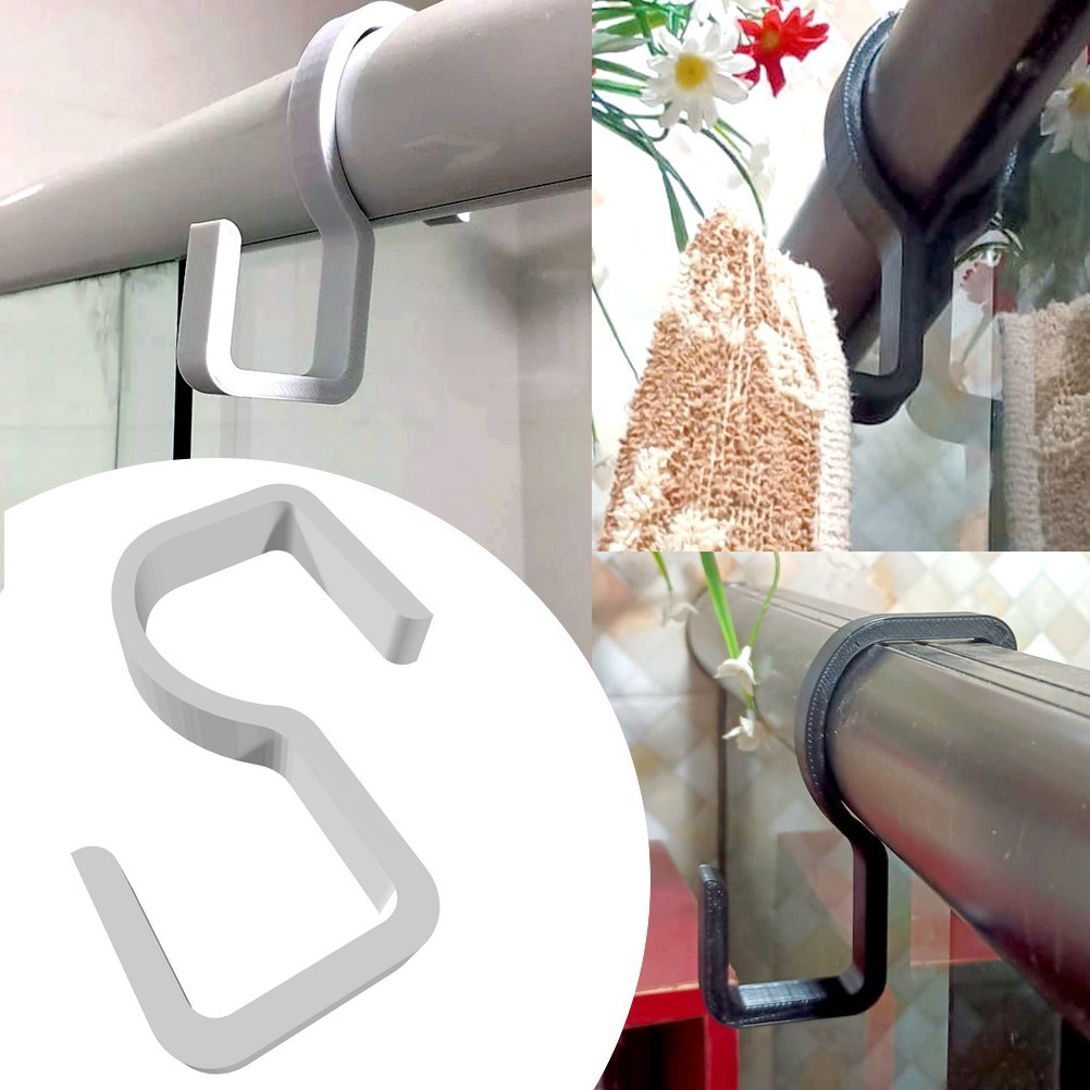 Suporte Porta Toalha Gancho Para Box Banheiro Roupa Bolsa Roupão