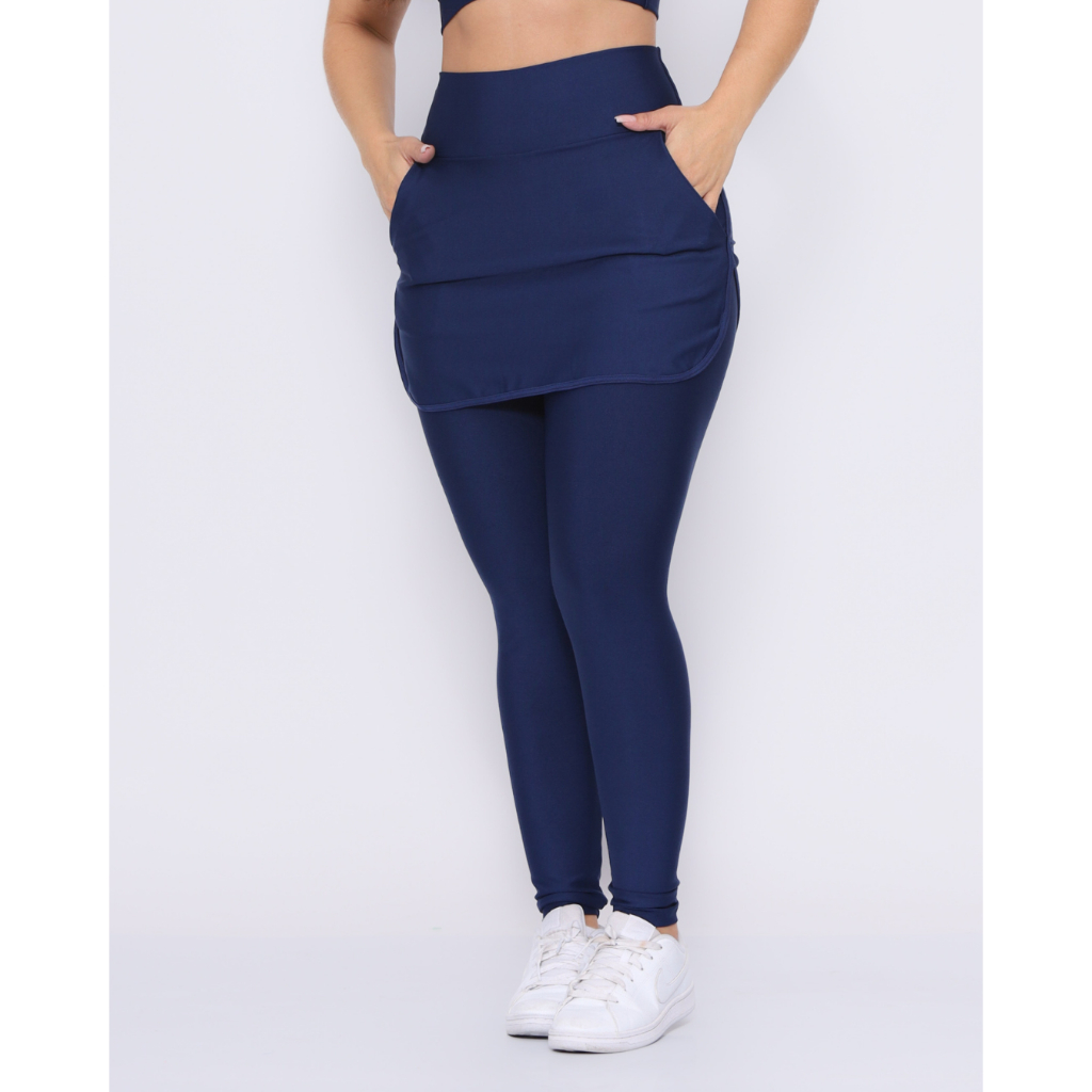 Legging Saia Moda Evangélica Academia Feminina