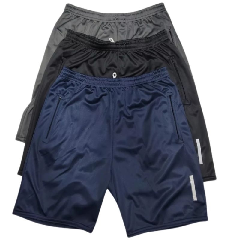 kit 3 ou 2 bermuda masculina adulto chimpa poliester short casual basico flanelado secagem rapida