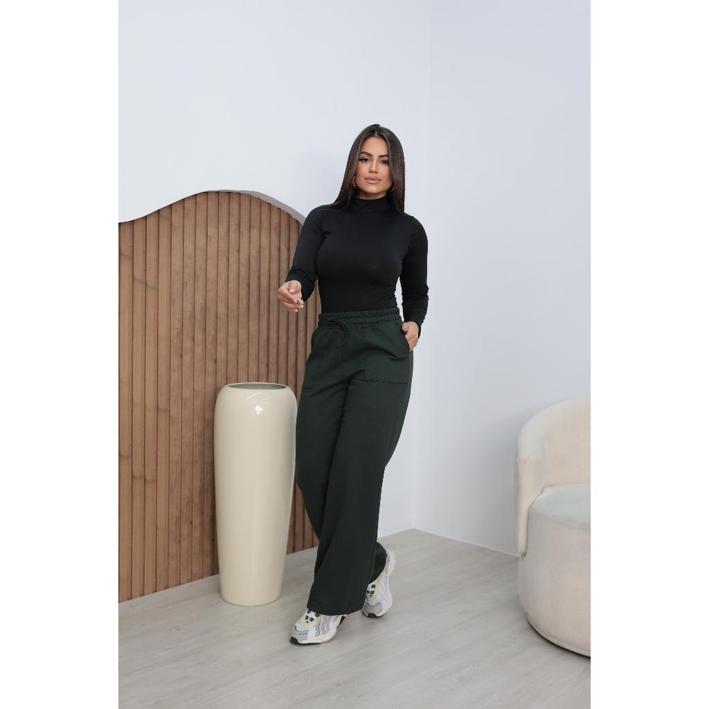 Calça de Moletom Peluciada  Femenino | Quentinhao , Confortavel | Tamanhos M ao XG
