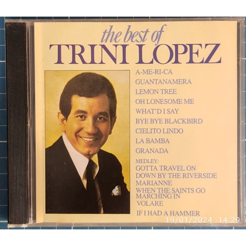 CD Trini Lopez The Best Of Trini Lopez Original