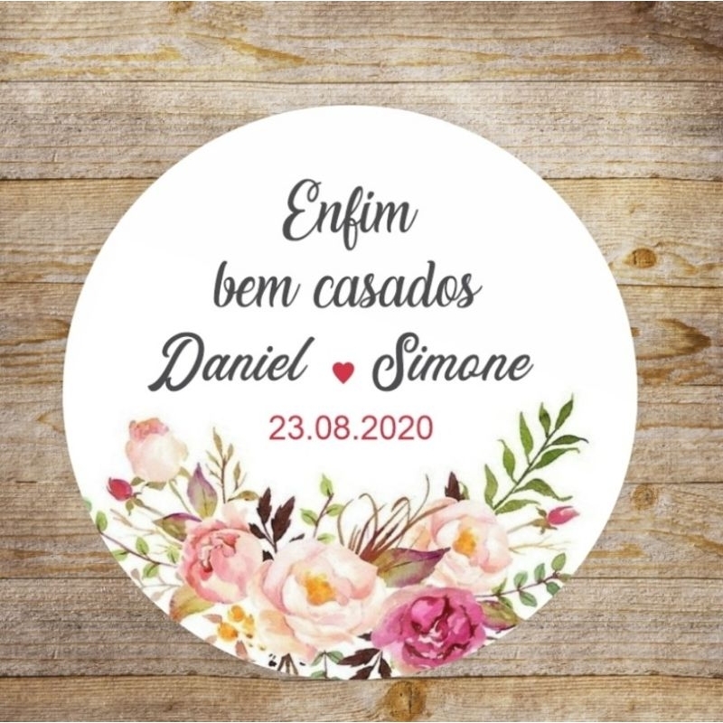 kit de 50 tags personalizadas para casamento, nascimento, aniversário