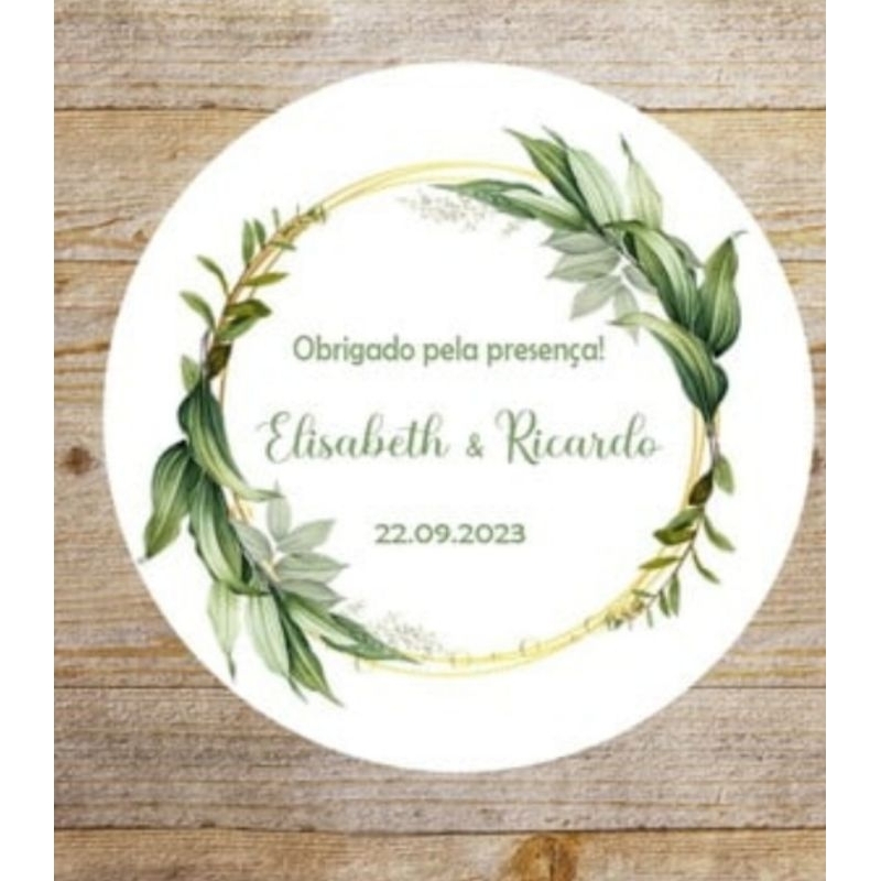 kit de 50 tags personalizadas para casamento, nascimento, aniversário em Oferta na Shopee
