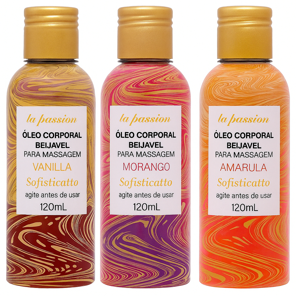 OLEO PARA MASSAGEM CORPORAL SENSUAL TÂNTRICA LA PASSION em Oferta na Shopee