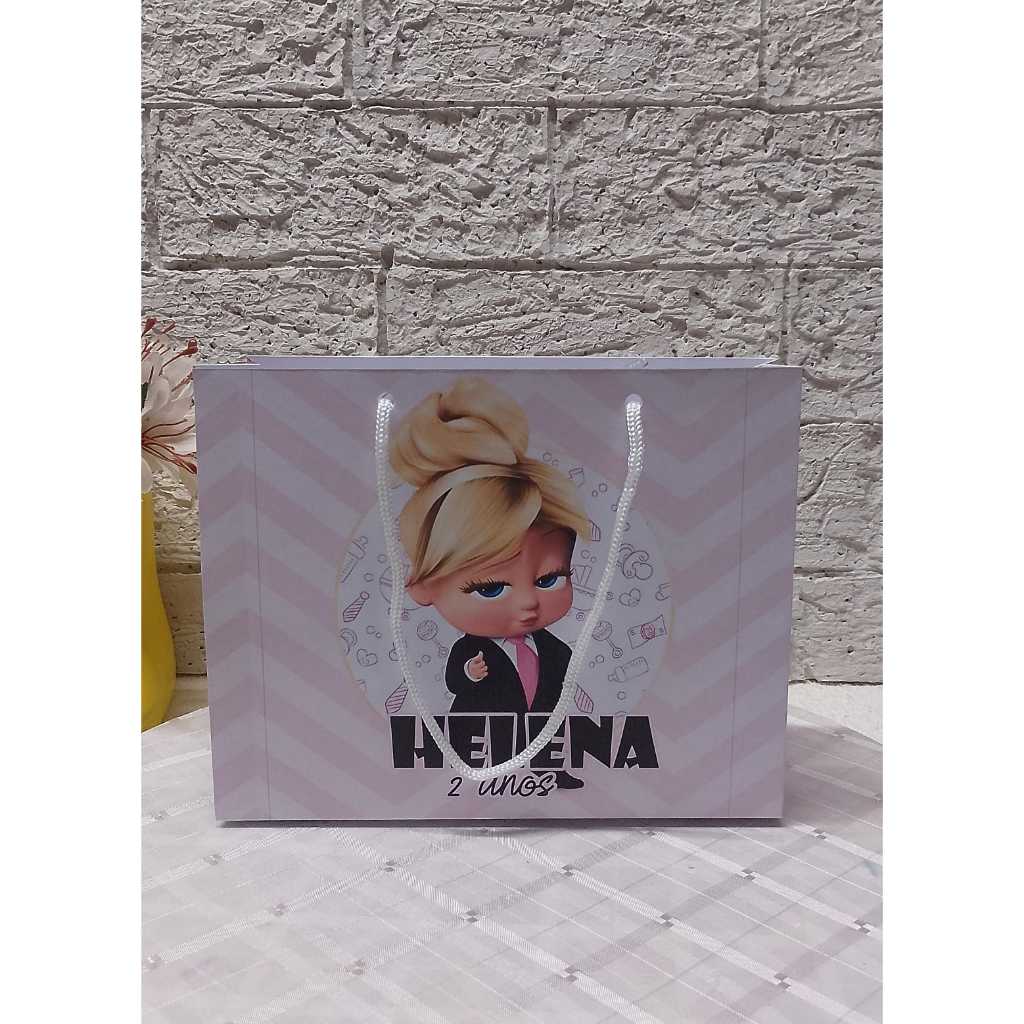 Sacolinha Poderosa Chefinha Loira Pegue e Monte /Sacola Surpresa  Aniversário Poderosa Chefinha
