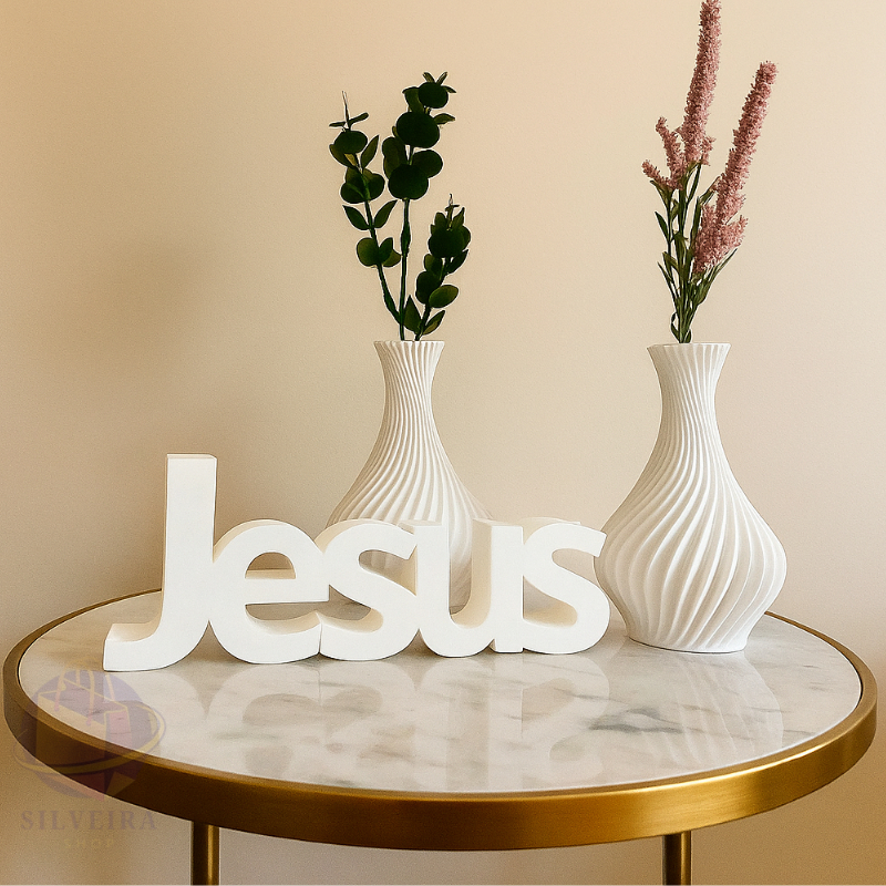 Enfeite Jesus Decoração para Sala Mesa em Oferta na Shopee