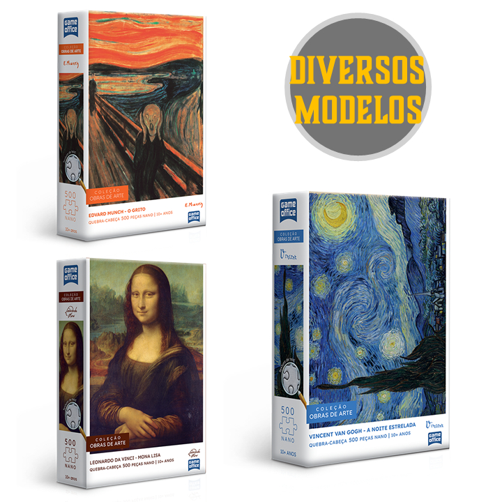 Quebra-cabeça de Obras Famosas: Onde Comprar | BuscaProdutos