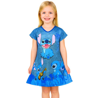 Vestido Infantil Stitch Lilo Angel Fantasia + E.v.a em Oferta na Shopee