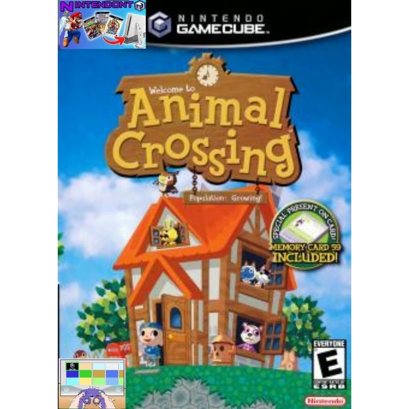 Animal Crossing GAMECUBE/ PARA NINTENDO (WII) DESBLOQUEADO/ MÍDIA FÍSICA