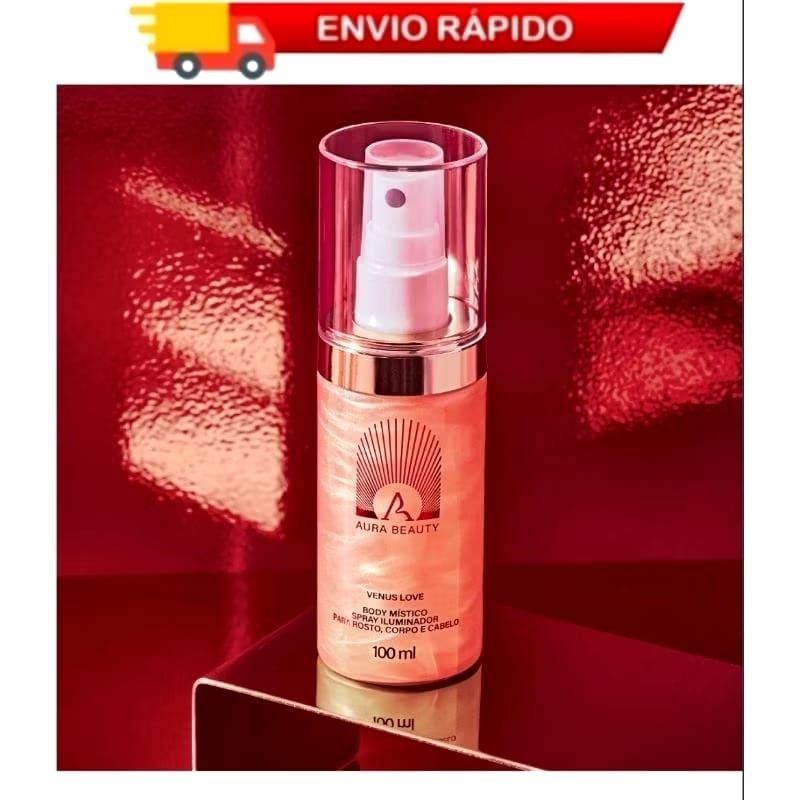 Body Místico Spray iluminador Venus Love Aura Beauty 100ml
