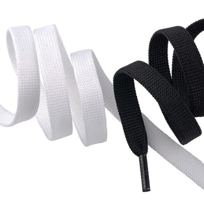 Kit 2 Pares Cadarço Largo Achatado Grosso – Street Skate Estilo Bboy Fat Lace 17mm