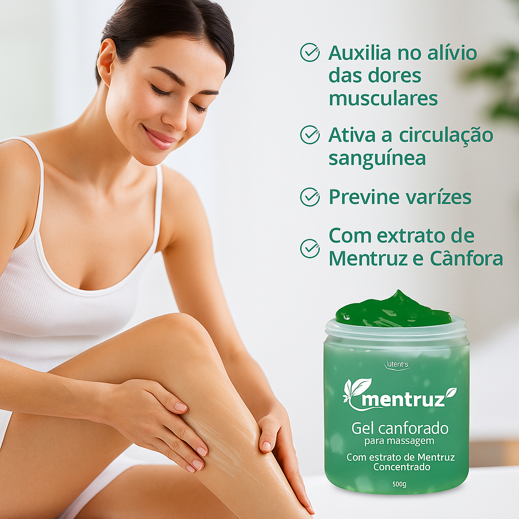 Gel para Massagem Alivio para Dores nas Pernas - 500g em Oferta na Shopee