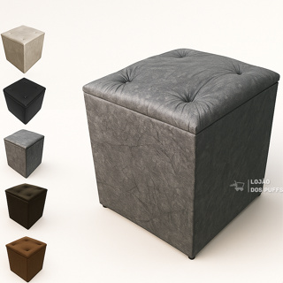 PUFF BAU SUEDE OU VELUDO PORTA OBJETOS BRINQUEDO SAPATO ROUPA DECORAÇÃO CASA PENTEADEIRA PB PROMOÇÃO em Oferta na Shopee
