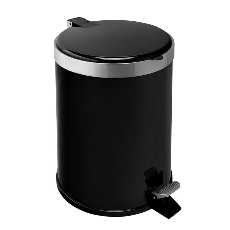 Lixeira Banheiro Cozinha Cesto De Lixo Com Tampa E Pedal 12 Litros em Oferta na Shopee