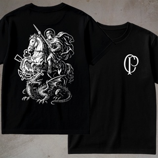 Camiseta São Jorge Camisa 100% Algodão em Oferta na Shopee