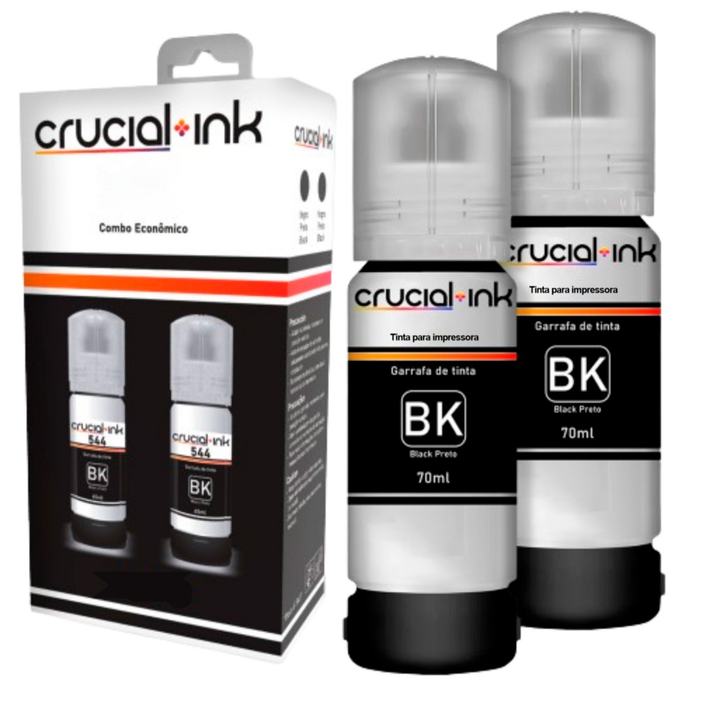 kit 02  tinta Preta Para Epson   L3150 L1250 L5190 L3250 L3210 5190 3150 3110