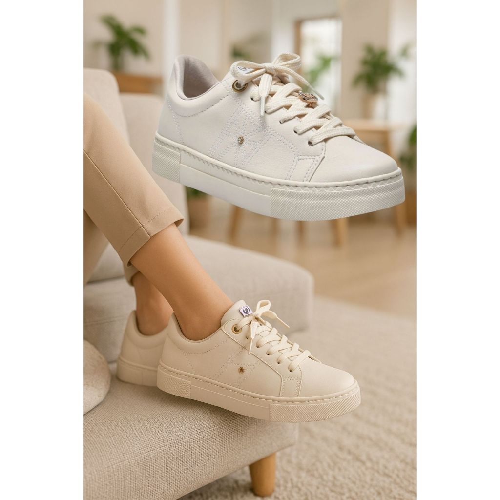 Tênis Via Marte Feminino Casual Original Confortável Sneaker Plataforma Leve Vários Modelos Sapatênis Pronta Entrega