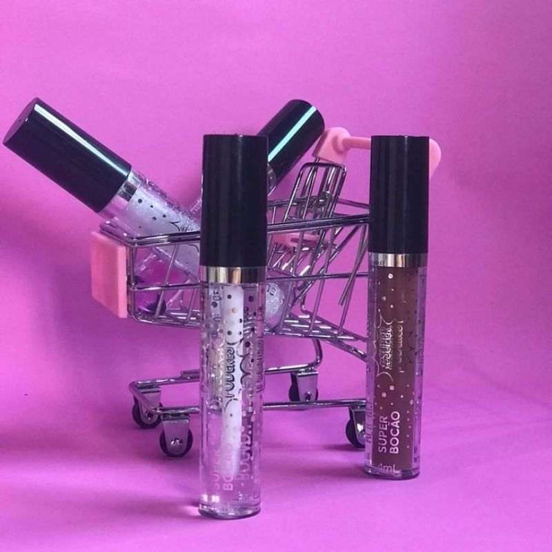 Gloss Labial Max Love/ Gloss super poderes com cor e sem cor longa duração 01 ao 06