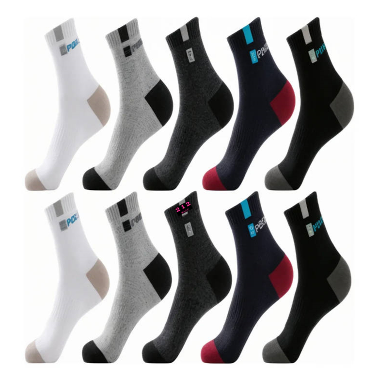 Meias Cano Longo Alto Cano Medio Algodão Varias Cores 212BIJU 001 em Oferta na Shopee