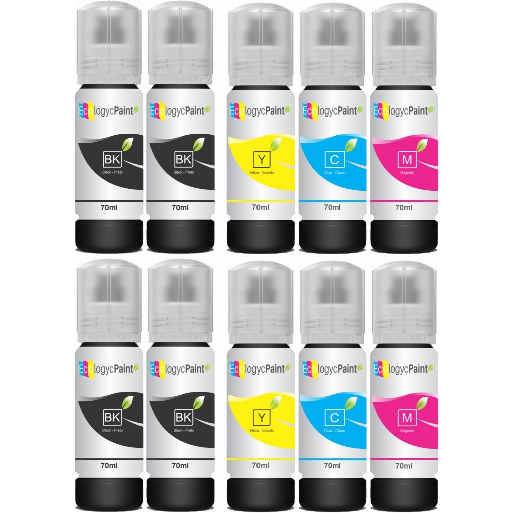 10 tintas compativel para epson 544 l3250 l3210 l3150 tinta para epson 544 l3110