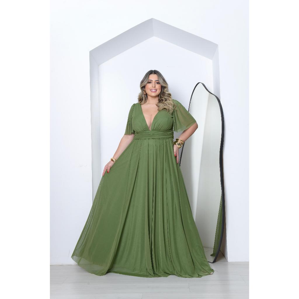 Vestido Plus Size Casamento Convidada em Oferta Shopee 2025