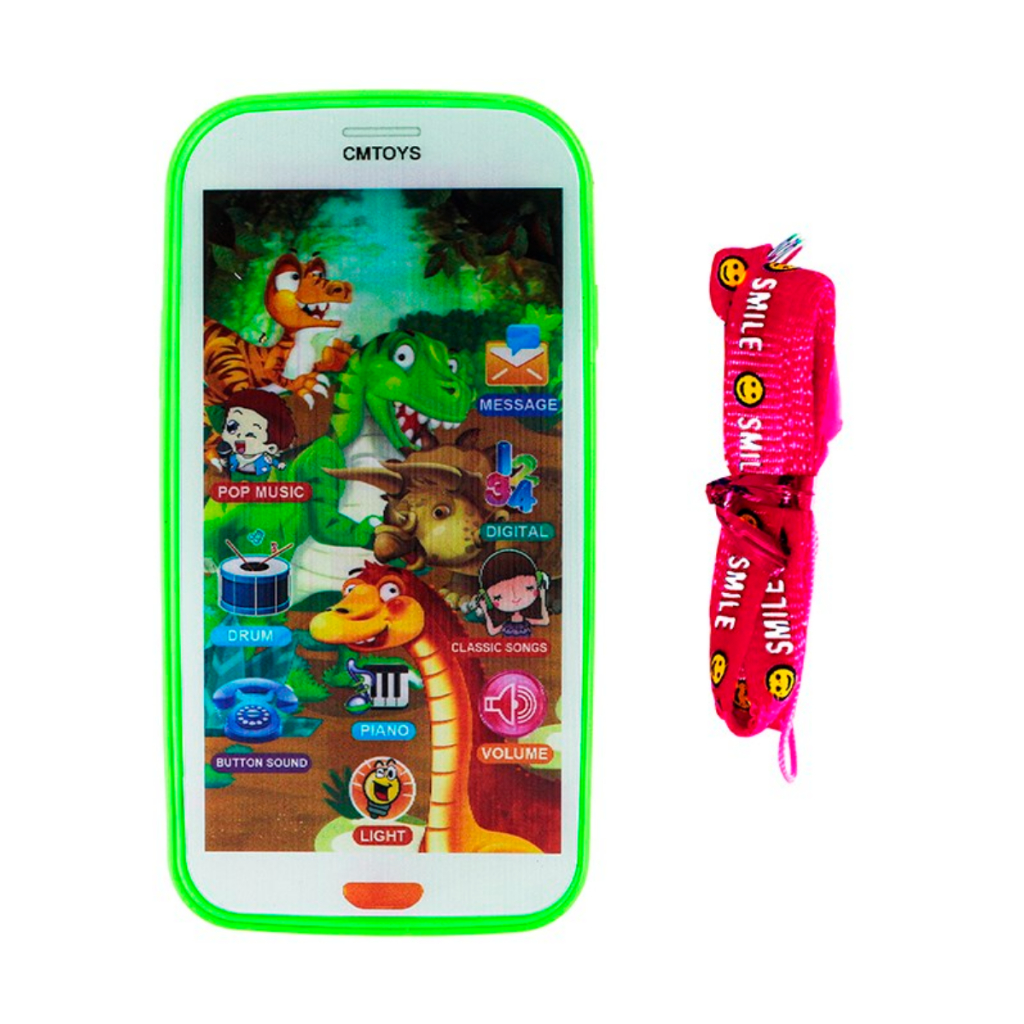 Celular Interativo Touch 3D Musicas e Sons Infantil Para Crianças Divertido Passa Tempo Divertido