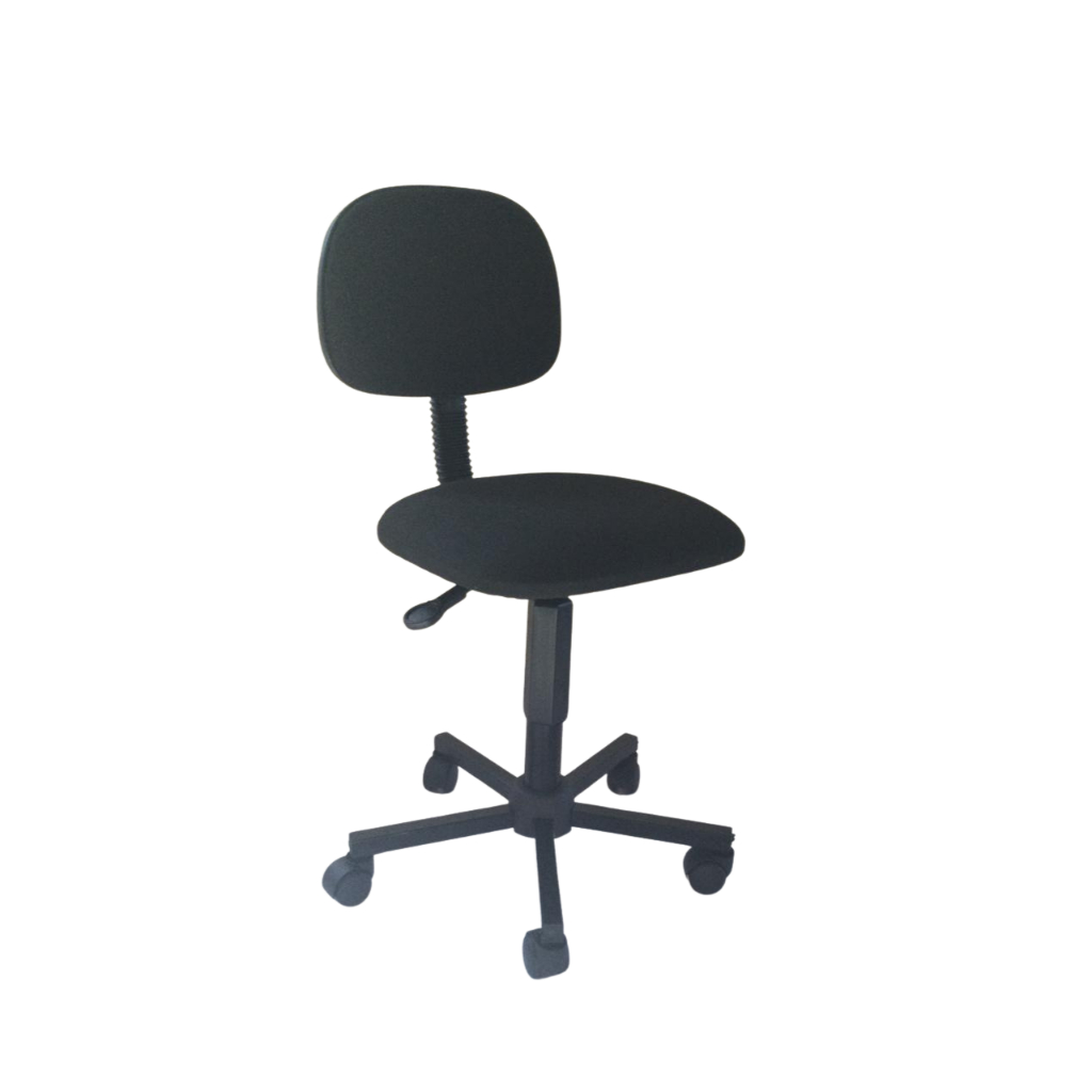 Cadeira De Escritório Secretária Giratória Cor preto