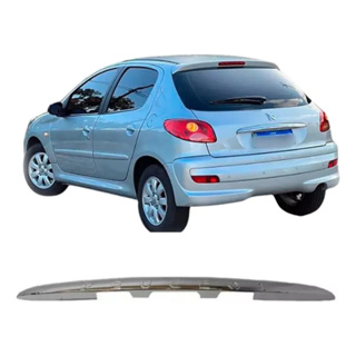 Friso Moldura Tampa Traseira Peugeot 206 207 Cromada em Oferta na Shopee