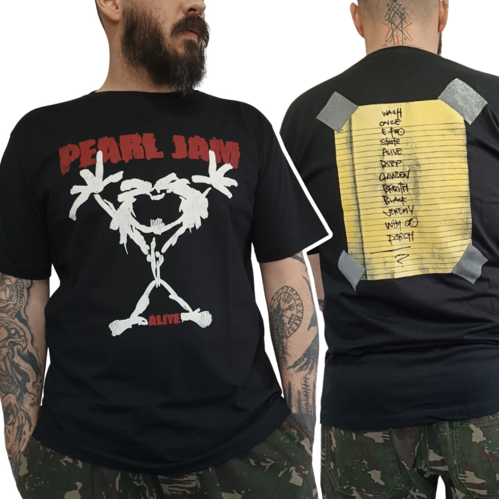 Camiseta Pearl Jam - Alive