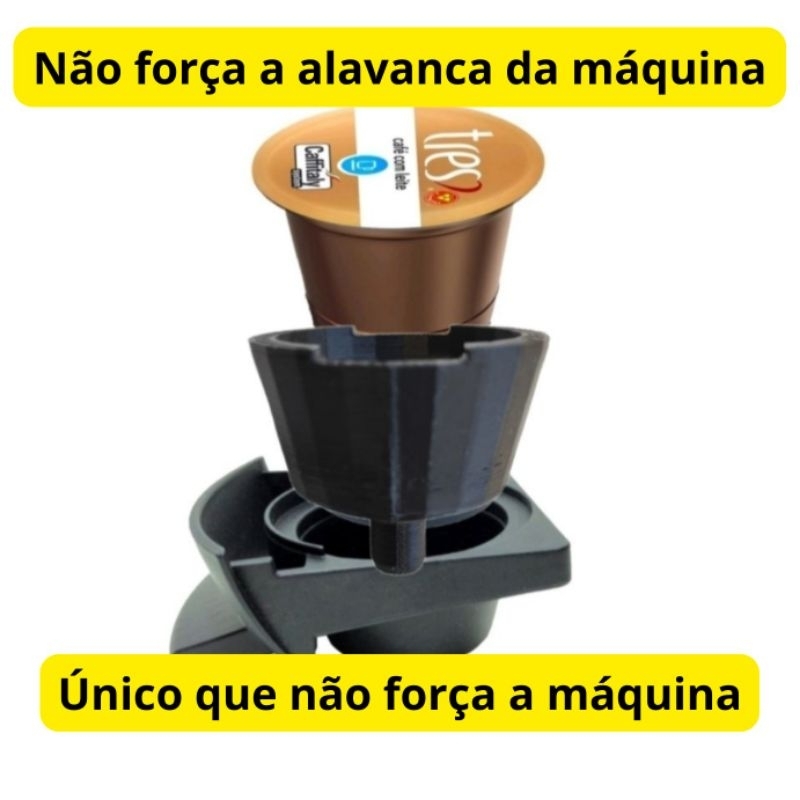 Adaptador Cápsulas 3 Corações para Cafeteira Dolce Gusto - COM FURADOR