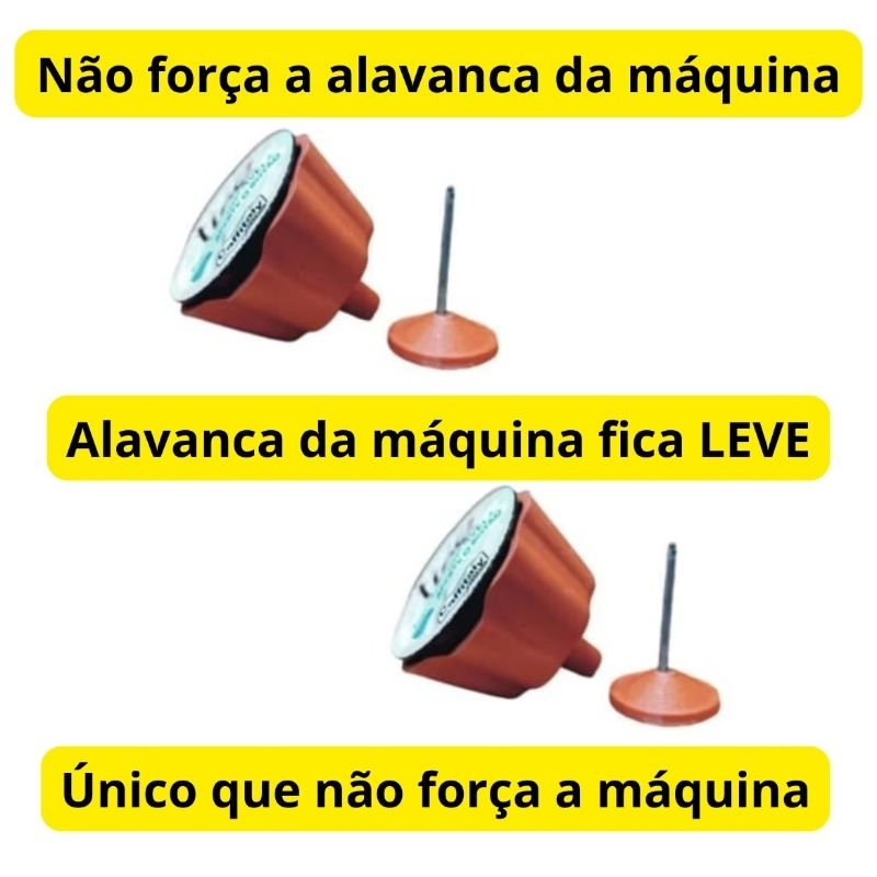 Kit 2 Adaptador Cápsula 3 Corações Cafeteira Dolce Gusto Cor Vermelha