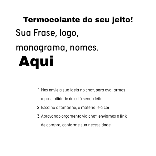 Adesivos Termocolantes Sob Medida com a sua arte - Ideal para porta joias, carteiras e outros