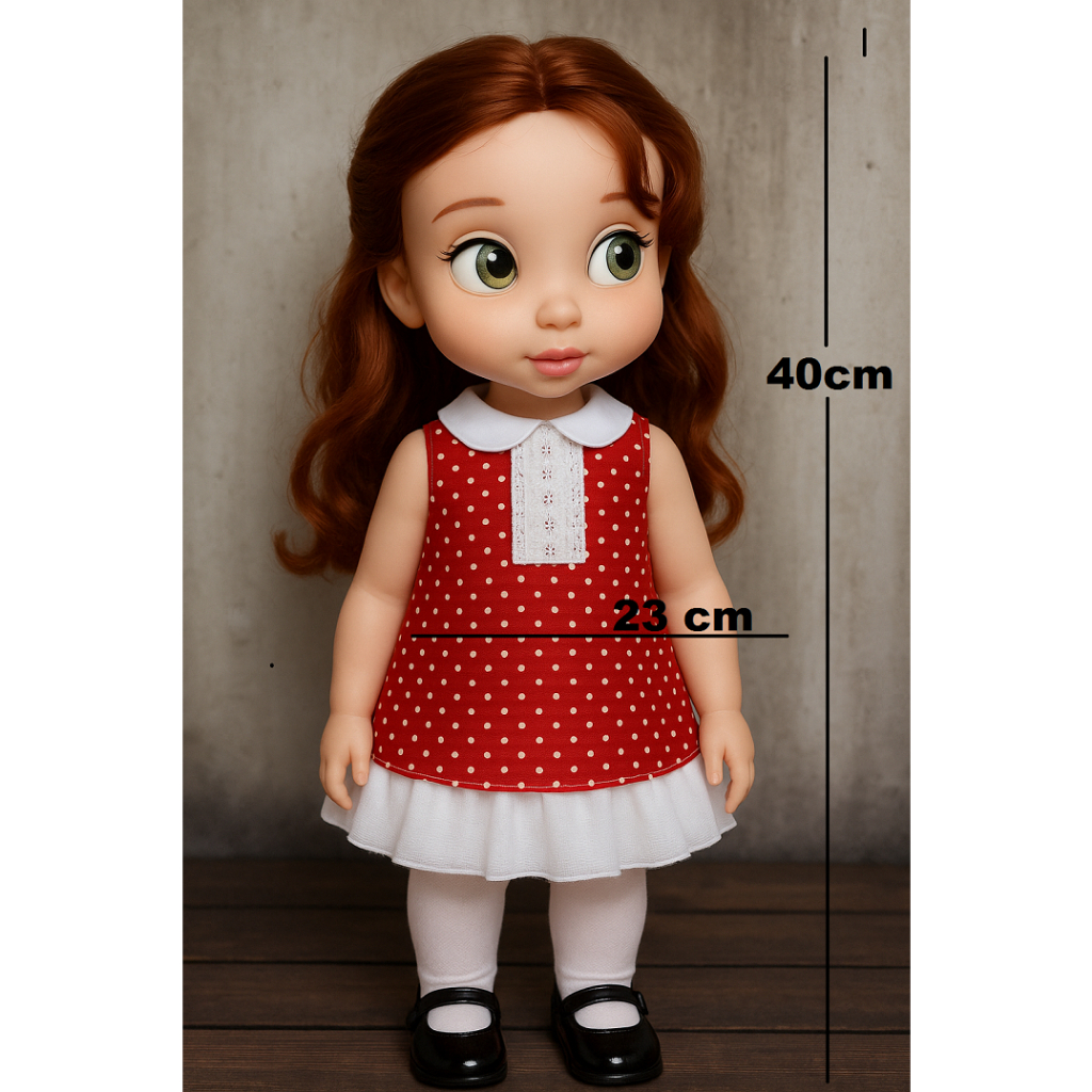 Conjunto pra boneca Animator Disney