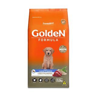 Ração Golden Formula Cães Filhotes Carne & Arroz 15Kg em Oferta na Shopee