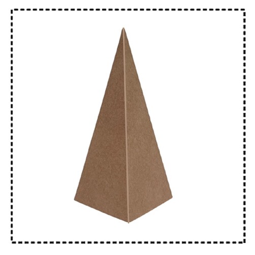 CAIXAS CONE TRIÂNGULO NA COR KRAFT PARA PERSONALIZAÇÃO CAIXINHA CONE LISA CONE PARA PERSONALIZAR LEMBRANCINHA DE FESTA