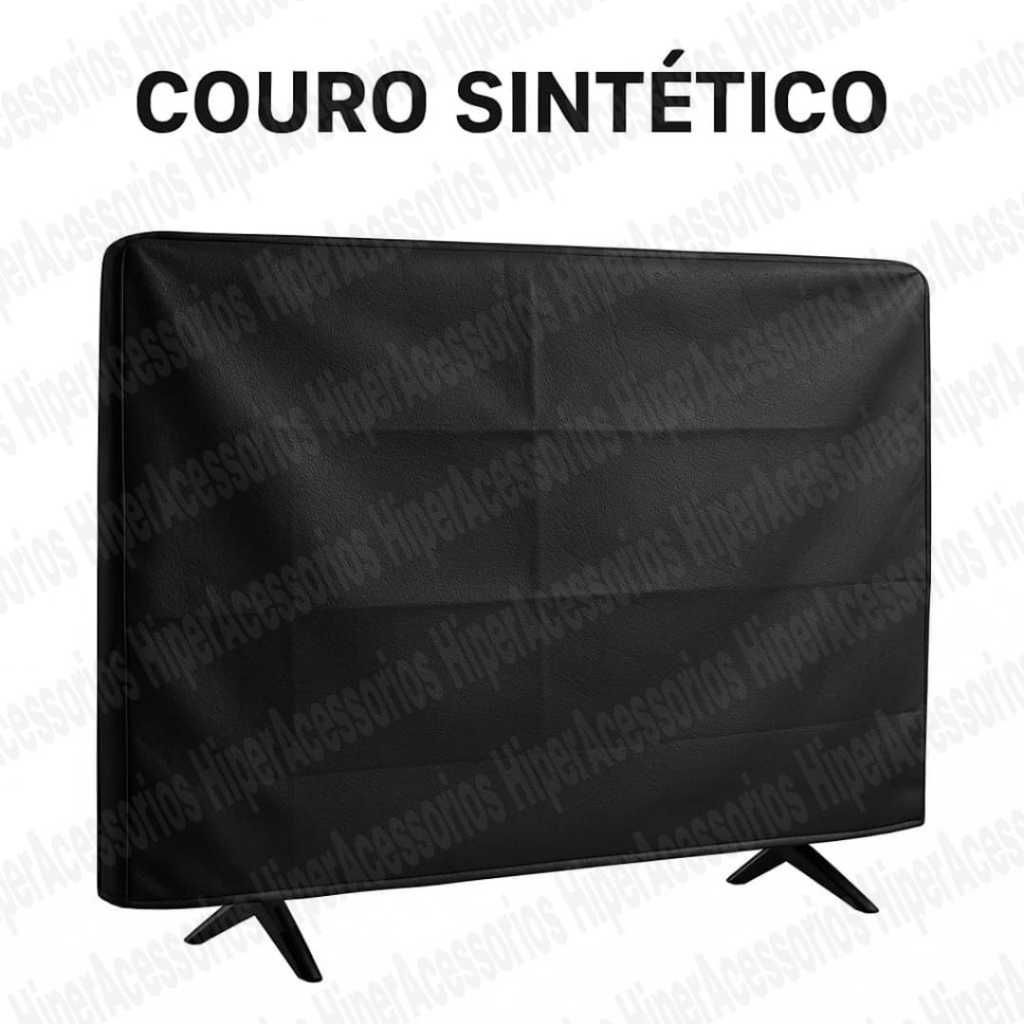 Imagem Capa Tv Televisão Protetora Couro Imperméavel 32 a 65 Polegadas Proteção Contra Umidade Poeiras