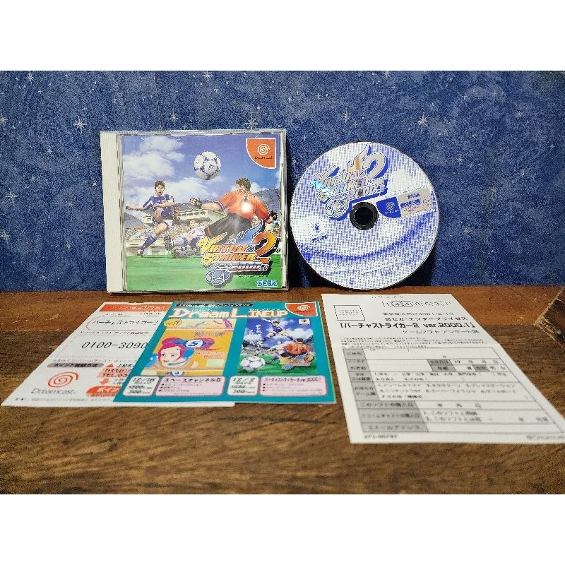 Jogo - Virtua Striker 2 Versão 2000.1 - Sega Dreamcast