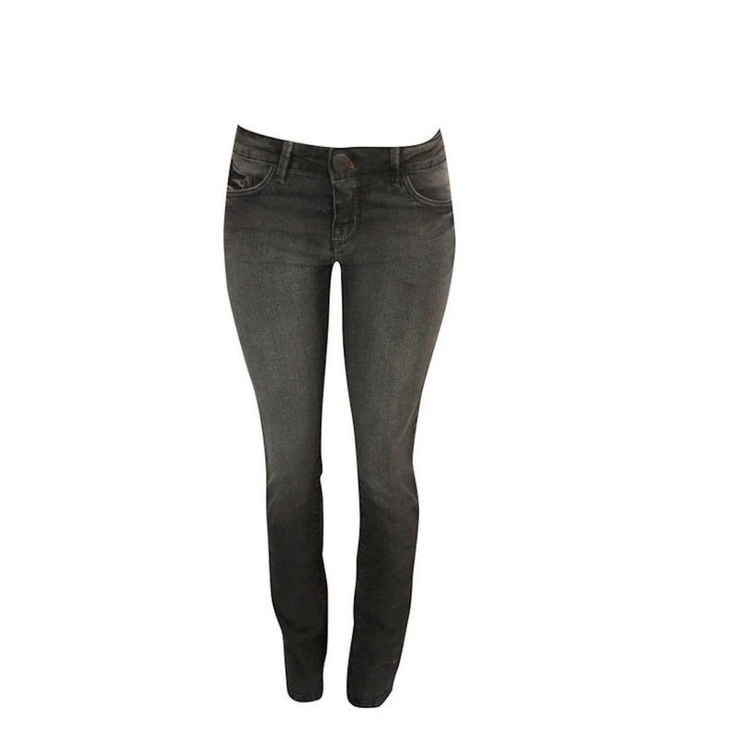 Billabong Cherry Pie Top Skinny Black Jeans Pants Calça Preta com Caveiras Arraso Estilo - Tamanho 36