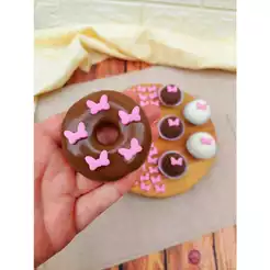 Mini Sprinkles Lacinhos, Confeitos de Açúcar, Aplique de Pasta Americana.
