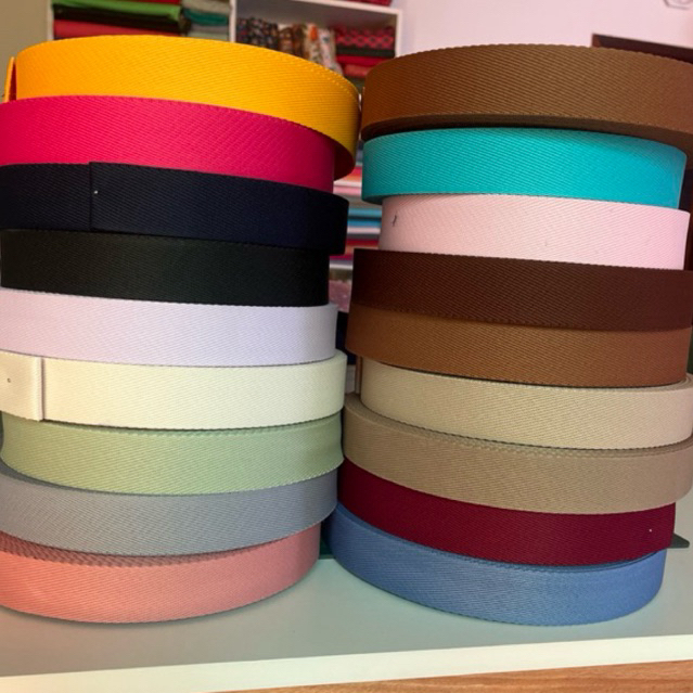 Alça Chic 3 cm ( 2,5 e 5 metros) Poliéster - Diversas cores