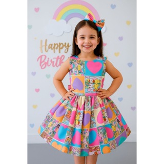 🎀✨ VESTIDO INFANTIL BOBBY GOODS  ✨🎀 em Oferta na Shopee