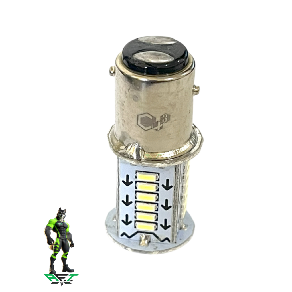 Lampada Led Freio Com Strbo 2 Polos Sequencial CORES BRANCO OU VERMELHO