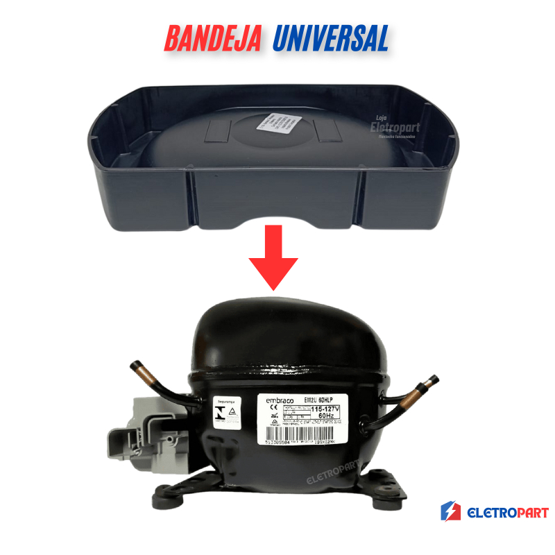 Bandeja Universal Evaporação De Água Compressor Geladeira em Oferta na Shopee