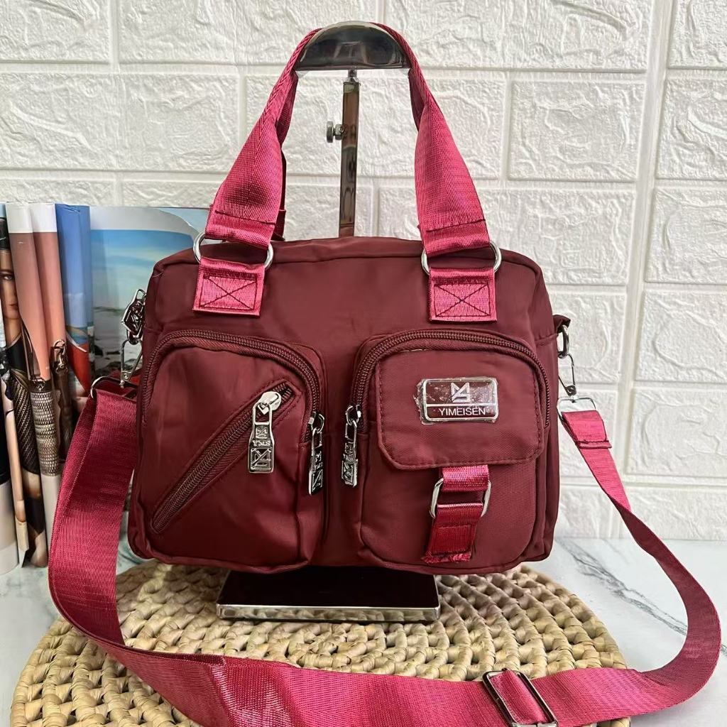 Bolsa Feminina de Mão e Transversal de Nylon Viagem Trabalho Lazer Muiltiuso