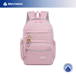 Mochila Feminina Masculino Com Chaveiro Casual Impermeável De Nylon De Alta Qualidade Multineos