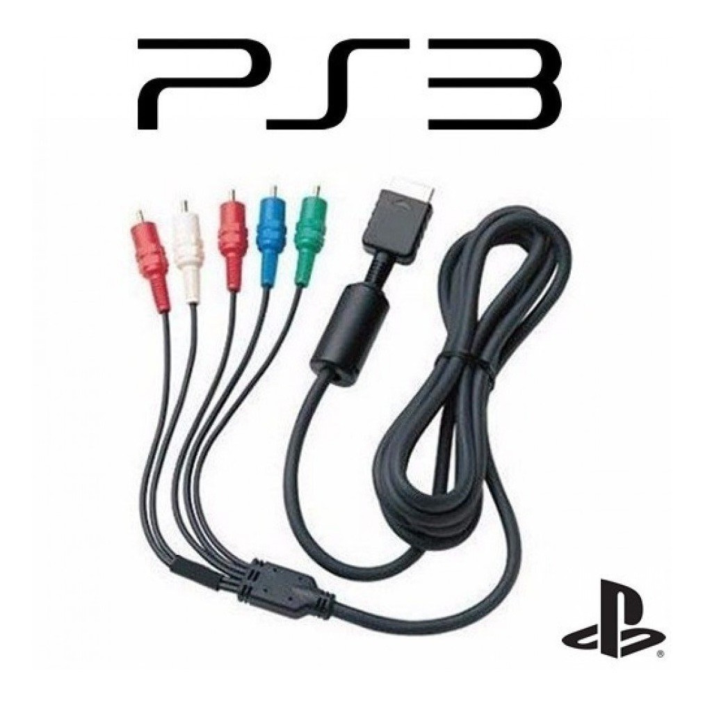 Cabo Vídeo Componente Ps2 Ps3 Alta Definição Tv Hdtv Led Lcd