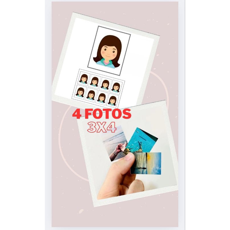 8 Fotos 3x4 Iguais ou Diferentes em Oferta na Shopee