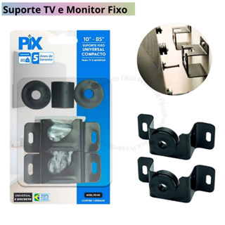 Suporte Tv E Monitor Fixo Universal 10" a  85" Polegadas Parede ou Painel em Oferta na Shopee